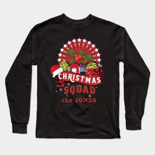 Christmas Family Squad  the Jones Long Sleeve T-Shirt